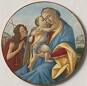 Virgin and Child with the Young Saint John the Baptist by Sandro Botticelli (Italian, 1444/45–1510)