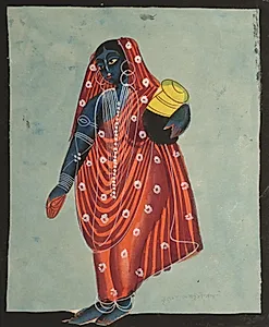 Vishnu in Female Form of Mohini Carrying Amrita for the Gods by Unknown Artist