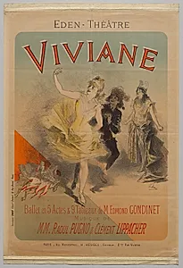 Viviane by Jules Chéret (French, 1836–1932)