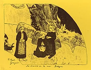 Volpini Suite:  Dramas of the Sea: Brittany (Les Drames de la Mer, Bretagne) by Paul Gauguin (French, 1848–1903)