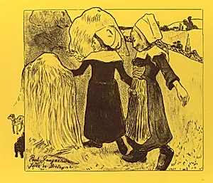 Volpini Suite:  Joys of Brittany (Joies de Bretagne) by Paul Gauguin (French, 1848–1903)