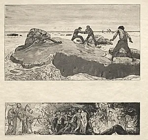 Vom Tode I, (Opus II, 1889) No. 2 by Max Klinger (German, 1857–1920)