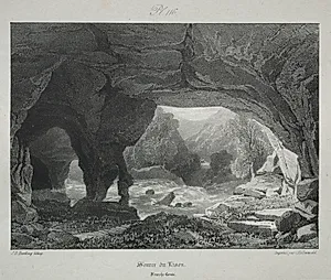 Voyages pittoresques et romantiques dans l'ancienne France.  Franche-Comté:  Source du Lison