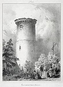 Voyages pittoresques et romantiques dans l'ancienne France,  Normandie:  Tour aux archives à Vernon