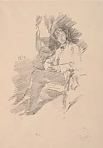 Walter Sickert by James McNeill Whistler (American, 1834–1903)