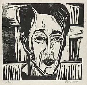 Wehrlin, Facing front by Ernst Ludwig Kirchner (German, 1880–1938)