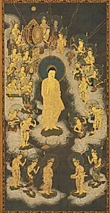 Welcoming Descent of Amida (Amida Raigō) by Unknown Artist