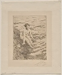 Wet by Anders Zorn (Swedish, 1860–1920)
