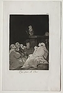 What a Golden Beak!, Plate 53 by Francisco de Goya (Spanish, 1746–1828)