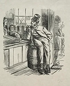 What Came of Killing a Rich Uncle One Christmas Time by Charles Samuel Keene (British, 1823–1891)