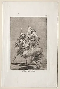 What One Does to Another, Plate 77 by Francisco de Goya (Spanish, 1746–1828)