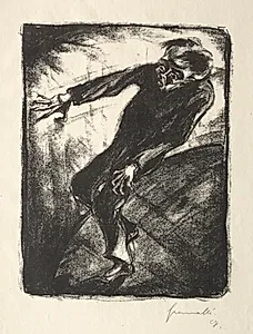 Whirling by Walter Grammatté (German, 1897–1929)