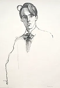 William Butler Yeats by William Rothenstein (British, 1872–1945)