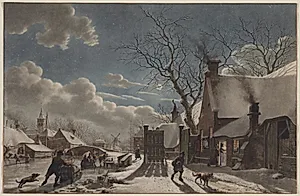 Winter Night in a Dutch Town