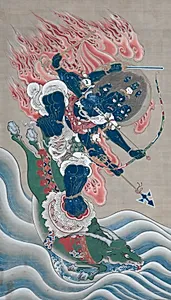 Wisdom King of Great Awe-inspiring Power (Daiitoku Myōō) by Unknown Artist