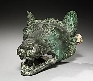 Wolf-Head Barge Fixture by Unknown Artist