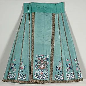 Woman's Bridal Dress, Pleated Skirt by Unknown Artist
