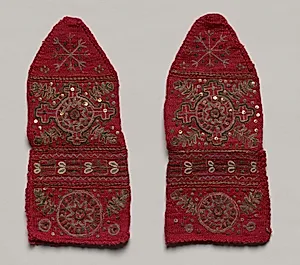Woman's Bridal Socks by Unknown Artist