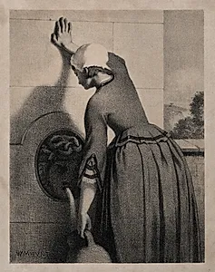 Women at a Well by William Morris Hunt (American, 1824–1879)