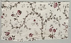 Woodblock Printed Cotton Fragment by Unknown Artist