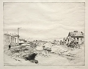 Workmen's House at Troyes, France by Gustave Leheutre (French, 1861–1932)