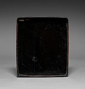Writing Box (Suzuribako) with Europeans by Unknown Artist