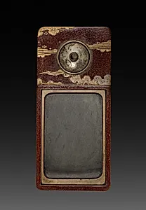 Writing Box (Suzuribako) with Phoenix in Paulownia (inkstone and water dropper) by Unknown Artist