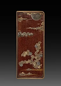Writing Box (Suzuribako) with Phoenix in Paulownia (tray) by Unknown Artist