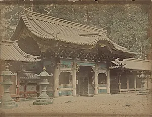 Yashamon Gate, Taiyuin Mausoleum, Nikko, Japan by Unknown Artist