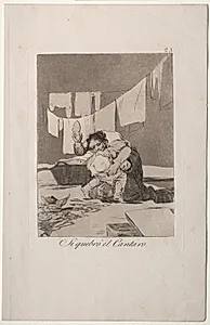 Yes, He Broke the Pot, Plate 25 by Francisco de Goya (Spanish, 1746–1828)
