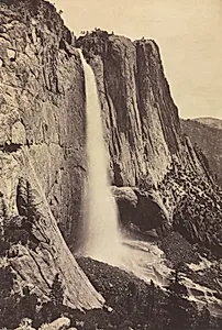 Yosemite Falls by Eadweard J. Muybridge (American, 1830–1904)