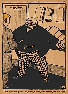 You give me your money... by Félix Vallotton (Swiss French, 1865–1925)