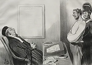 You were hungry...that is not a reason... by Honoré Daumier (French, 1808–1879)