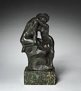 Young Girl Confiding Her Secret to Isis (Jeune fille confiant son secret à Isis) by Auguste Rodin (French, 1840–1917)