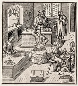 Young Maximilian in the Mint