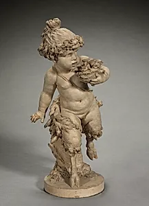 Young Satyress Running with an Owl's Nest by Clodion (French, 1738–1814)