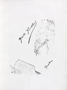 Yvette Guilbert-English Series:  Frontispiece by Henri de Toulouse-Lautrec (French, 1864–1901)