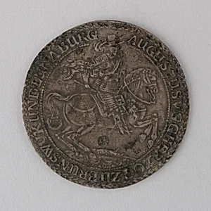 Coin (One and One-Half Thaler) Showing Augustus V, Duke of Brunswick-Luneburg