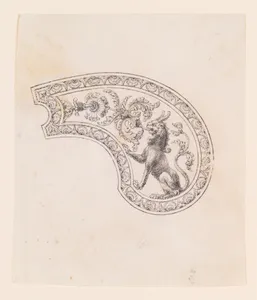 Design for the Decoration of the Grip of a Pocket Pistol