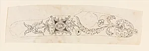 Design for the Decoration of the Side Plate of a Firearm by Nicolas Noël Boutet