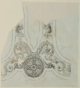 Design for the Decoration of the Surround of the Barrel Tang of a Firearm
