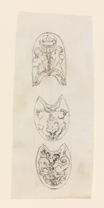 Designs for the Decoration of the Frizzen and Jaws of the Cock of a Firearm