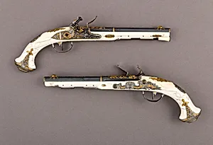 Pair of Flintlock Pistols of Empress Catherine the Great (1729–1796) by Johan Adolph Grecke