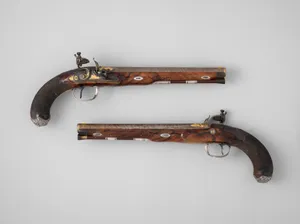 Pair of Flintlock Pistols of the Prince of Wales, later George IV (1762–1830), with Case and Accessories