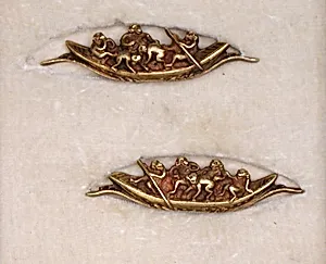 Pair of Sword-Grip Ornaments (Menuki) by Tsu Jumpo (Jimpo)