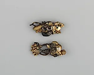 Pair of Sword-Grip Ornaments (Menuki)