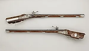 Pair of Wheellock Rifles Made for Emperor Leopold I (1640–1705) by Caspar Neireiter