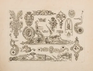 Plate Five from Nouveavx Desseins D'Arquebvseries