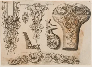 Plate One from Plusieurs Models des plus nouuelles manieres qui sont en usage en l'Art de Arquebuzerie