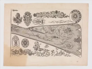 Plate seven from Nouveavx Desseins D'Arquebvseries